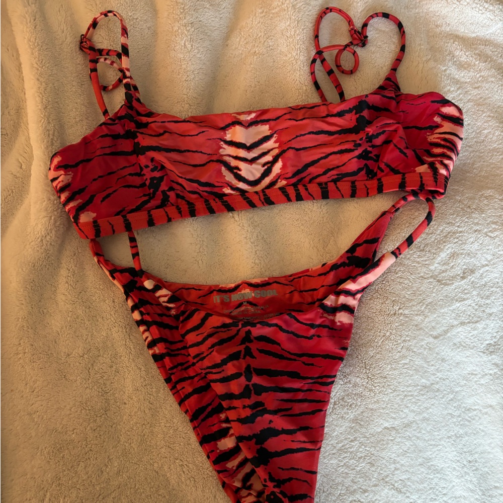 it’s now cool tiger print bikini